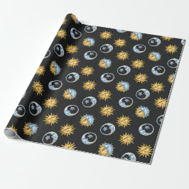Sun & Moon Wrapping Paper Cadeaupapier