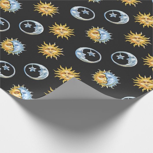 Sun & Moon Wrapping Paper Cadeaupapier (Hoek)