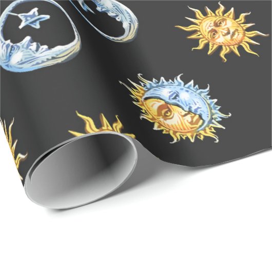 Sun & Moon Wrapping Paper Cadeaupapier (Rol Hoek)