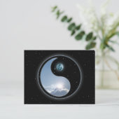 Sun-Moon Yin-Yang Briefkaart (Staand voorkant)