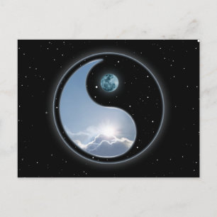 Sun-Moon Yin-Yang Briefkaart