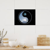 Sun-Moon Yin Yang Poster (Keuken)