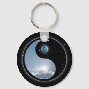 Sun-Moon Yin-Yang Sleutelhanger