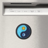 Sun Moon Yin Yang Symbol Magneet (Insitu (Vaatwasser))