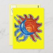 Sun N Moon Briefkaart (Voorkant / Achterkant)