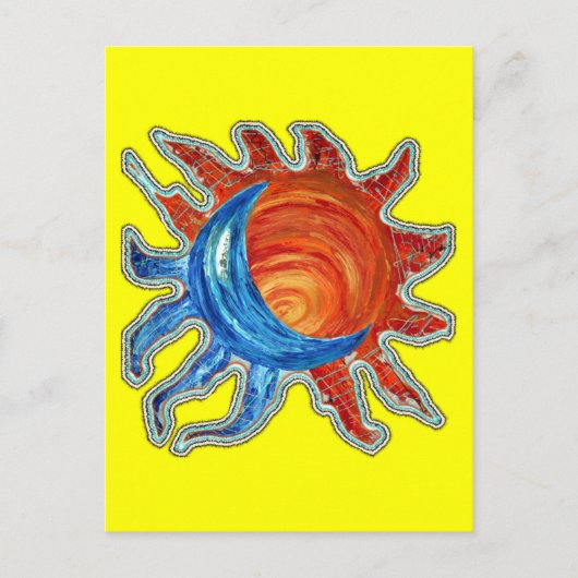 Sun N Moon Briefkaart (Voorkant)