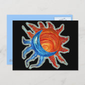 Sun N Moon Briefkaart (Voorkant / Achterkant)