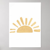 Sun Nursery Poster Boho Kinder Room Decor (Voorkant)