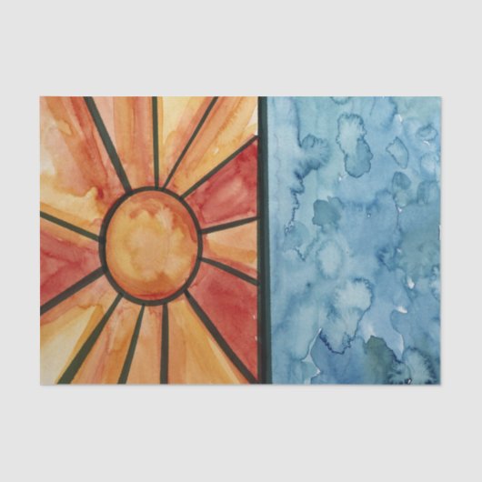 Sun Ocean Tissuepapier (Voorkant)