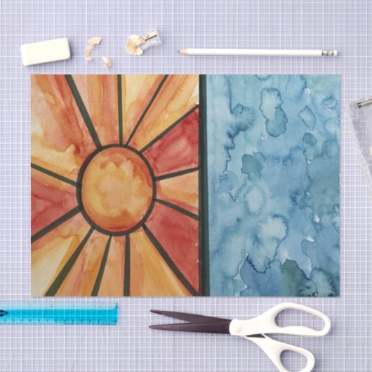 Sun Ocean Tissuepapier (Craft)