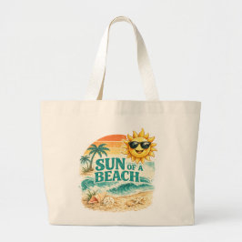 Sun of a Beach Grote Tote Bag