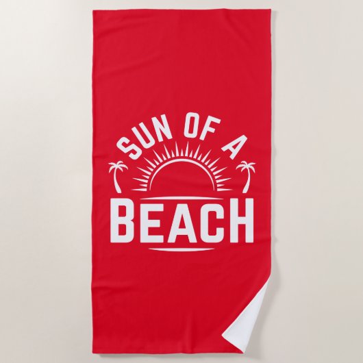 Sun Of A Beach Strandlaken (Voorkant)