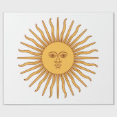 Sun of May Cadeaupapier (Vlak)
