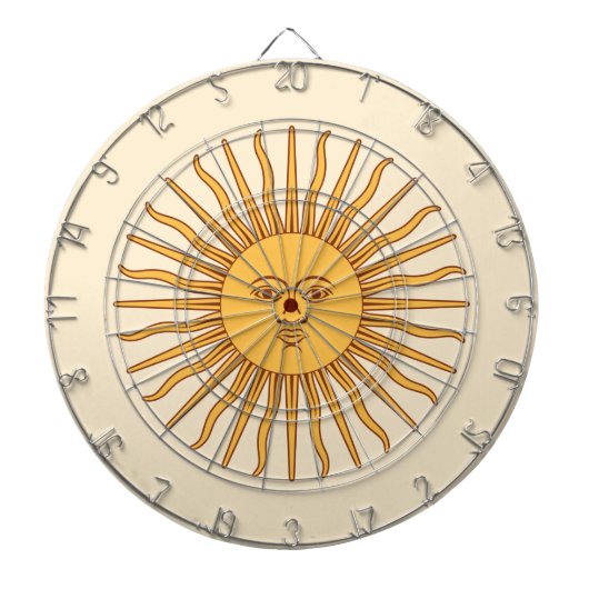 Sun of May Dartbord (Voorkant)