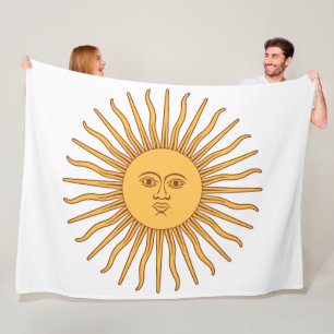 Sun of May Fleece Deken