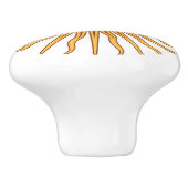Sun of May Keramische Knop (Zijkant)