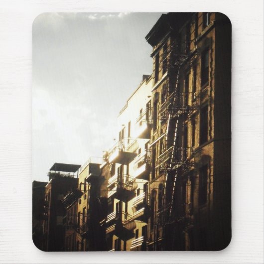 Sun on Buildings, Lower East Side, NYC Muismat (Voorkant)