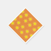 Sun Oranje Yellow Napkins Servetten (Hoek)