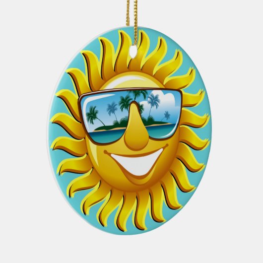 SUN Ornamenet Keramisch Ornament (Rechts)