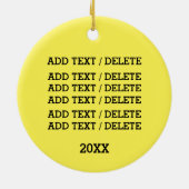 SUN Ornamenet Keramisch Ornament (Achterkant)