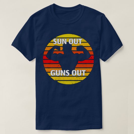 Sun Out Pistolen uit T-shirt (Design voorkant)