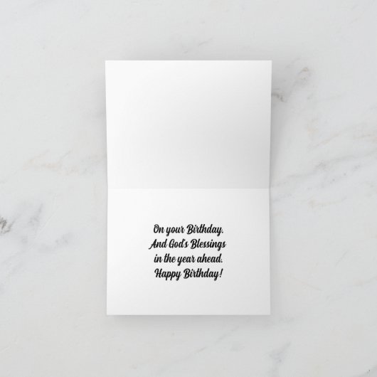 Sun Over Clouds Verjaardag Kaart (Binnen)