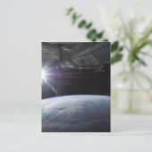 Sun Over Earth Horizon Briefkaart (Staand voorkant)