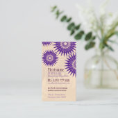 Sun Paarse Rosea w/Logo Visitekaartje (Staand voorkant)