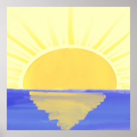 Sun Painting-kunst Poster (Voorkant)