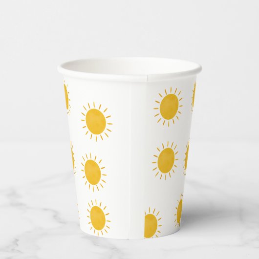 Sun Paper Cup Papieren Bekers (Rechts)