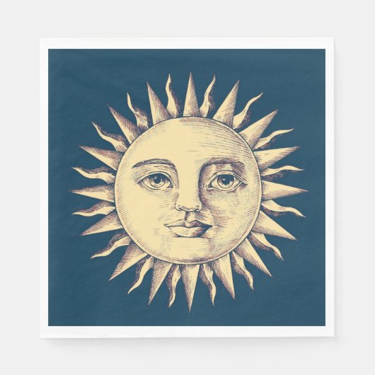 Sun Paper Napkin Servet (Voorkant)