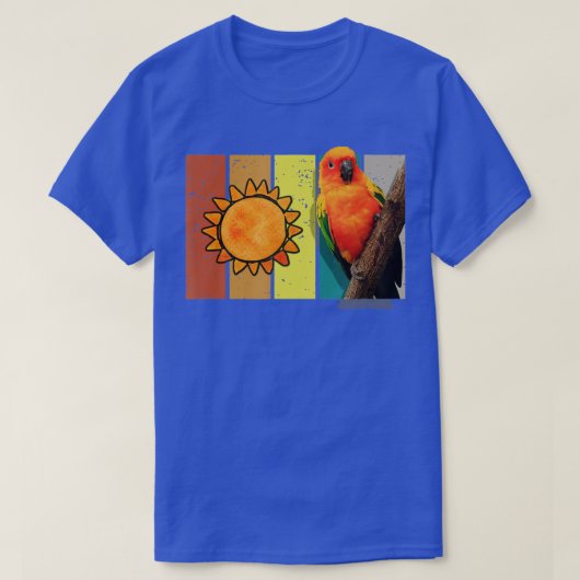 Sun Paraket Parrot Bird Mannen Vrouwen Kinderen T-shirt (Design voorkant)