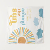 Sun Party Achtergrond Tapestry Wandkleed (Voorkant (horizontaal))