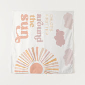 Sun Party Achtergrond Tapestry Wandkleed (Voorkant (horizontaal))