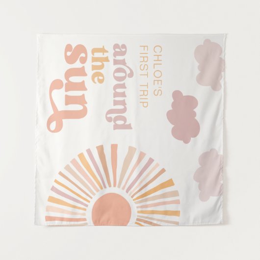 Sun Party Achtergrond Tapestry Wandkleed (Voorkant (horizontaal))