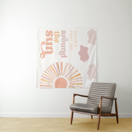 Sun Party Achtergrond Tapestry Wandkleed (In Situ (horizontaal))