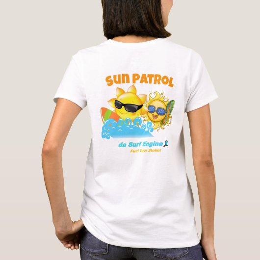 Sun Patrol Surfer T-Shirt (Achterkant)