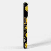 Sun-patroon 01 Black BG Case-Mate iPhone Case (Achterkant / Rechts)