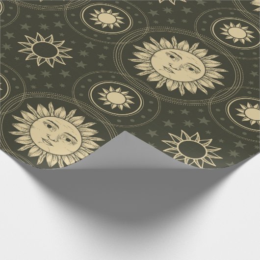 Sun Pattern Cadeaupapier (Hoek)