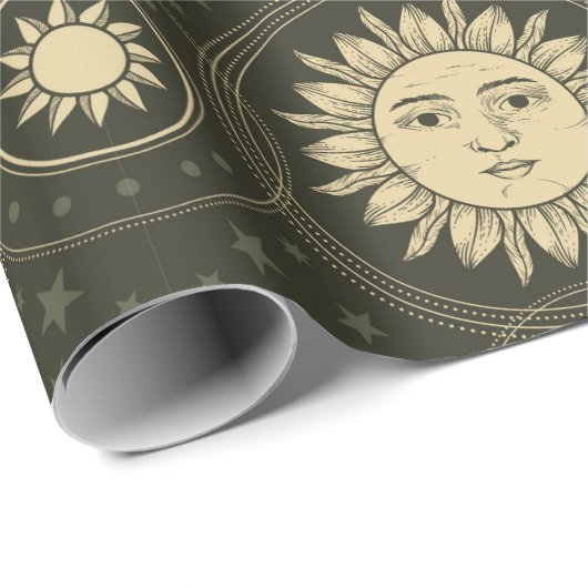 Sun Pattern Cadeaupapier (Rol Hoek)
