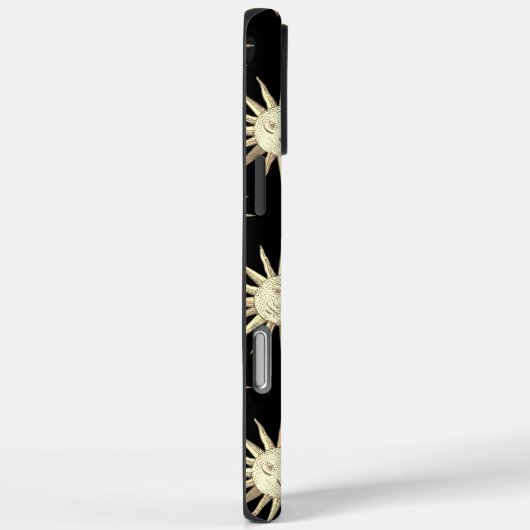  Sun Pattern Iphone Case (Achterkant / Rechts)
