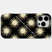  Sun Pattern Iphone Case (Achterkant (horizontaal))