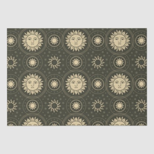 Sun Pattern Tissuepapier (Voorkant)
