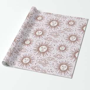 Sun Pattern Wrapping Paper Cadeaupapier