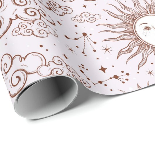 Sun Pattern Wrapping Paper Cadeaupapier (Rol Hoek)