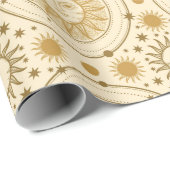 Sun Pattern Wrapping Paper Cadeaupapier (Rol Hoek)