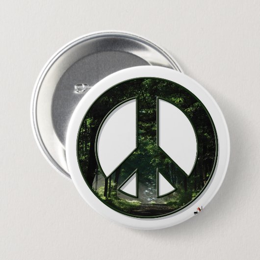 Sun Peace Button (Voorkant /achterkant)
