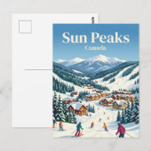Sun Peaks Canada Briefkaart (Voorkant / Achterkant)