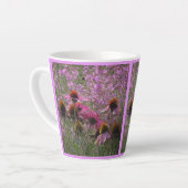 Sun Pet Flowers Collage Latte Mok (Linkerhoek)