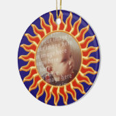 Sun Photo Lijst Keramisch Ornament (Links)